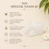 Original Sphatik Nandi Ji ( white )